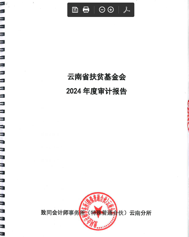 云南省扶贫基金会2024年度审计报告